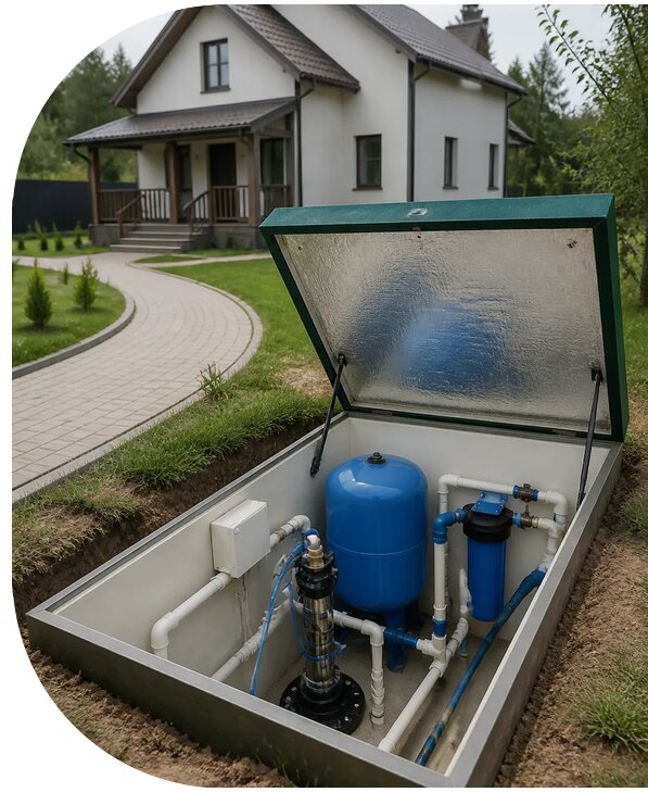 Автономное водоснабжение дома в Рубцовске от 151695 р. | АПаруса-Рбц